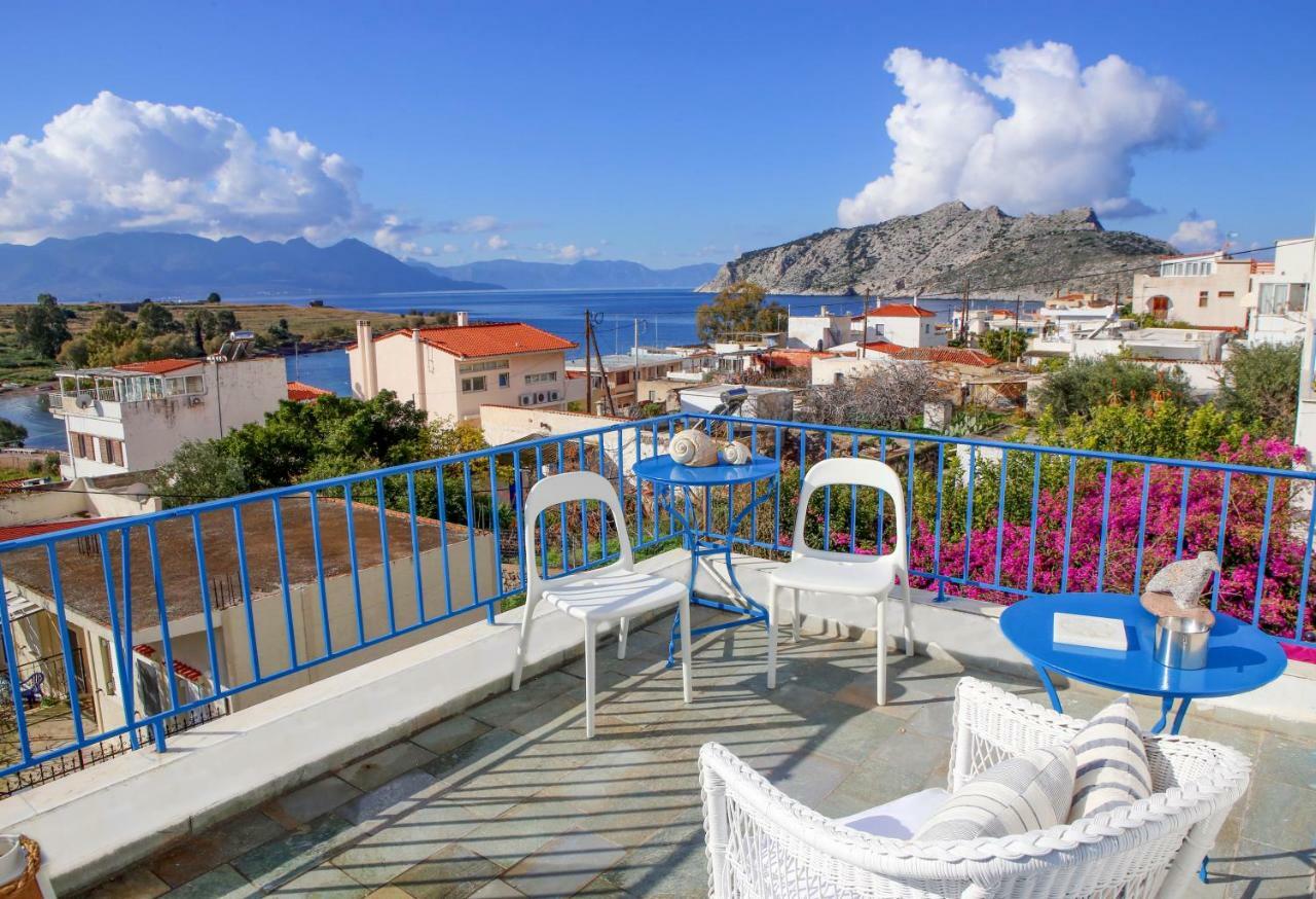 Aeginia 1- Breathtaking Sea View House In Perdika Villa Kültér fotó